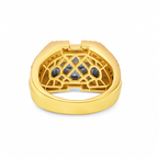 10K Yellow Gold Diamond “T” Initial Ring 1.49 ctw – Personalized Statement Ring | Jewelry Palace Lithonia, GA