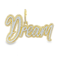 10k Yellow Gold Diamond 'Dream' Pendant 1.36 ctw