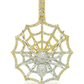 10K Yellow Gold Diamond Spider Pendant on Web 1.88 ctw