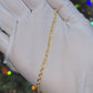 10K Yellow Gold Rope Bracelet 3mm Diamond Cut Chain 6" 7" 8" Mens Womens