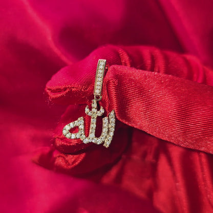 Allah Pendant 0.5 Ct. Diamond 10K Gold