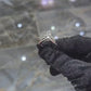 10K White Gold Natural Diamond V-Shaped Band Ring – 0.60 CTW