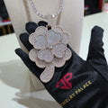 VVS Custom Clover Pendant with 5mm Tennis Chain