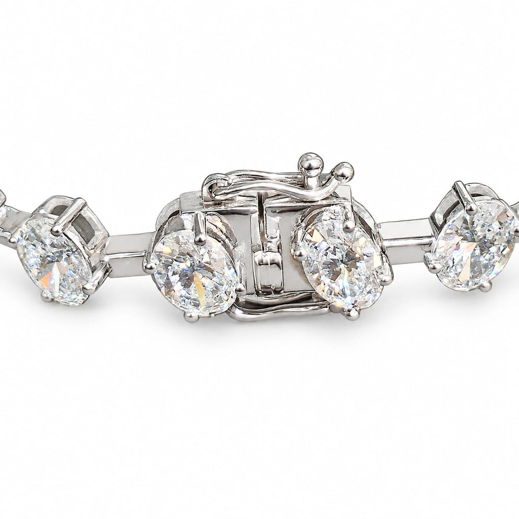 14KT Gold Fancy Cut Lab Diamond Bracelet – Approx. 10.05 CTW