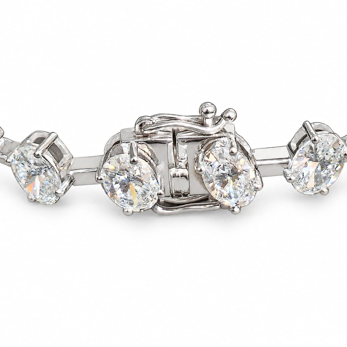 14KT Gold Fancy Cut Lab Diamond Bracelet – Approx. 10.05 CTW