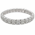Lab-Grown Sterling Silver Diamond Bracelet – 7.50 CTW