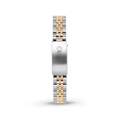 Women's Rolex 1.00ct Diamond Bezel Watch 26mm Pink Dial